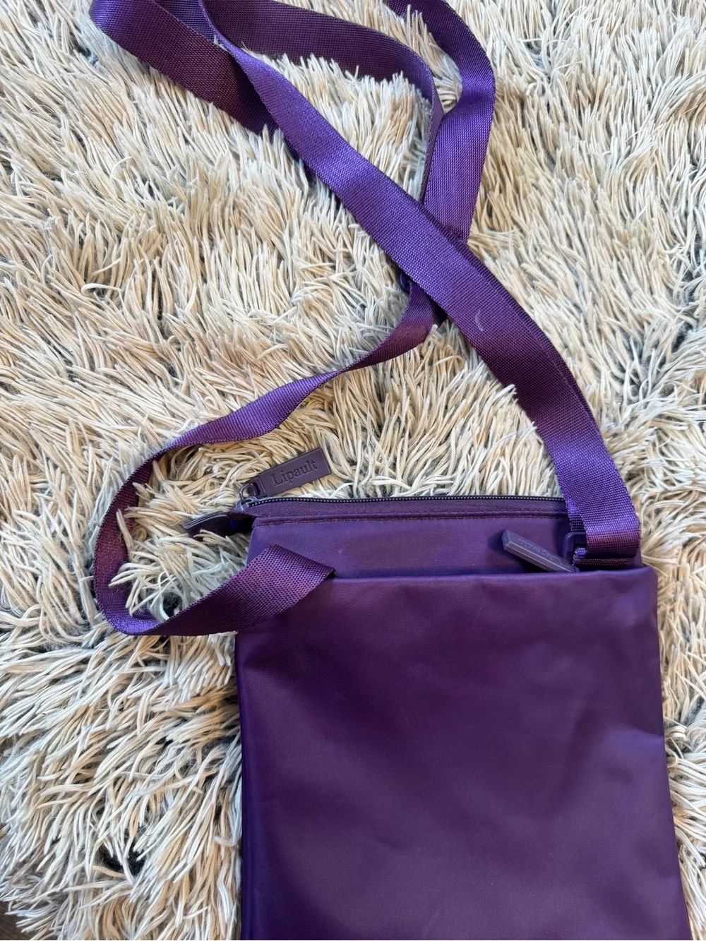 Paris Purple Crossbody Bag